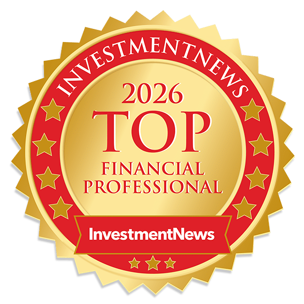 InvestmentNews Top Financial Professionals 2026 Medal